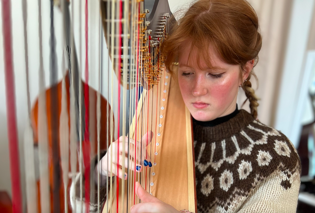 Nýja harpan mætt í Hof