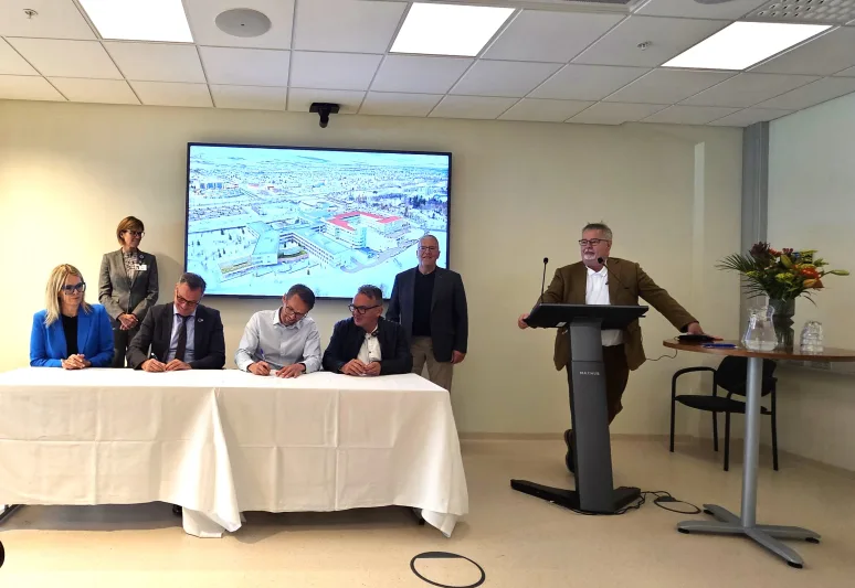 Samningur um hönnun nýrrar legudeildarbyggingar við SAk