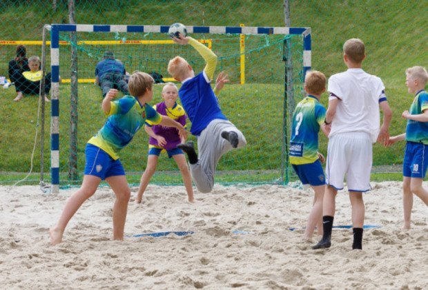 Strandhandboltamót á Einni með öllu Strandhandboltamót á Einni með öllu