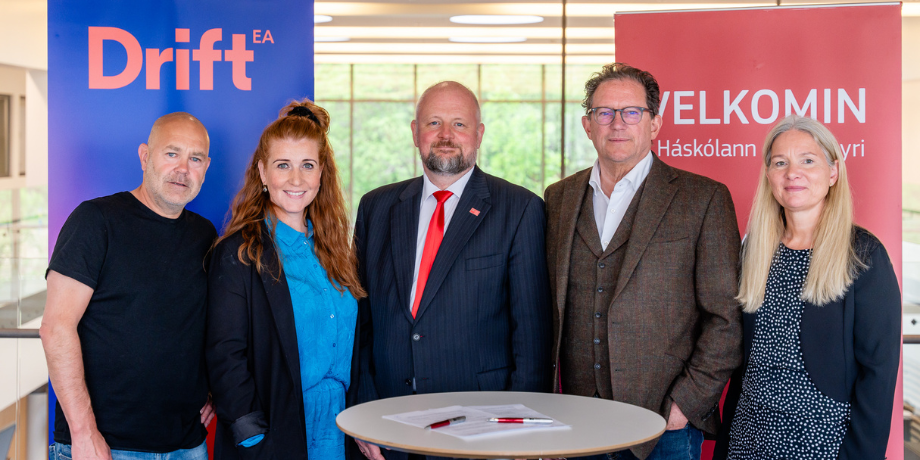 Drift EA og Háskólinn á Akureyri vinna saman að nýsköpun Drift EA og Háskólinn á Akureyri vinna saman að nýsköpun