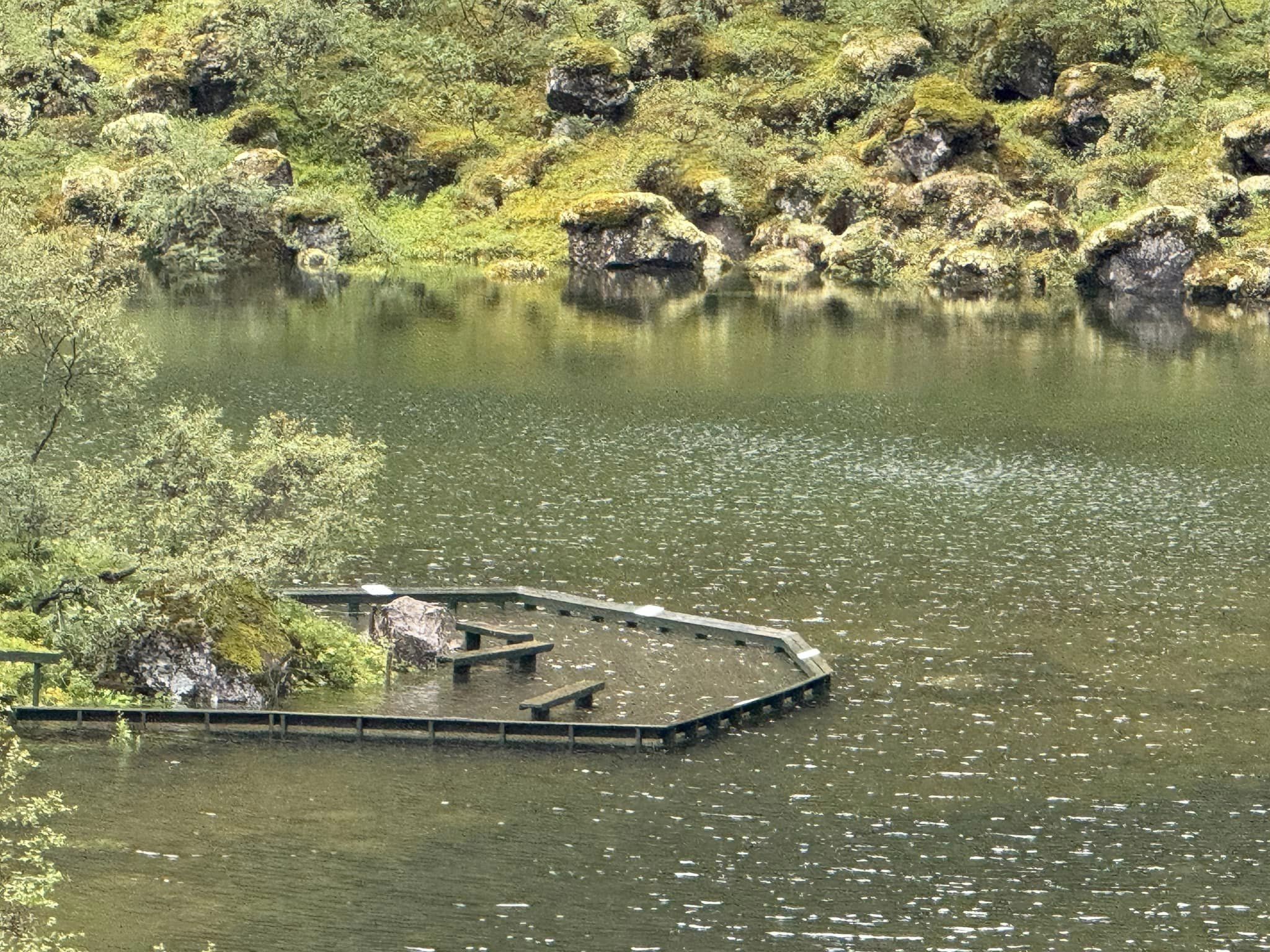 Allt á floti í Ásbyrgi – MYNDIR Allt á floti í Ásbyrgi – MYNDIR