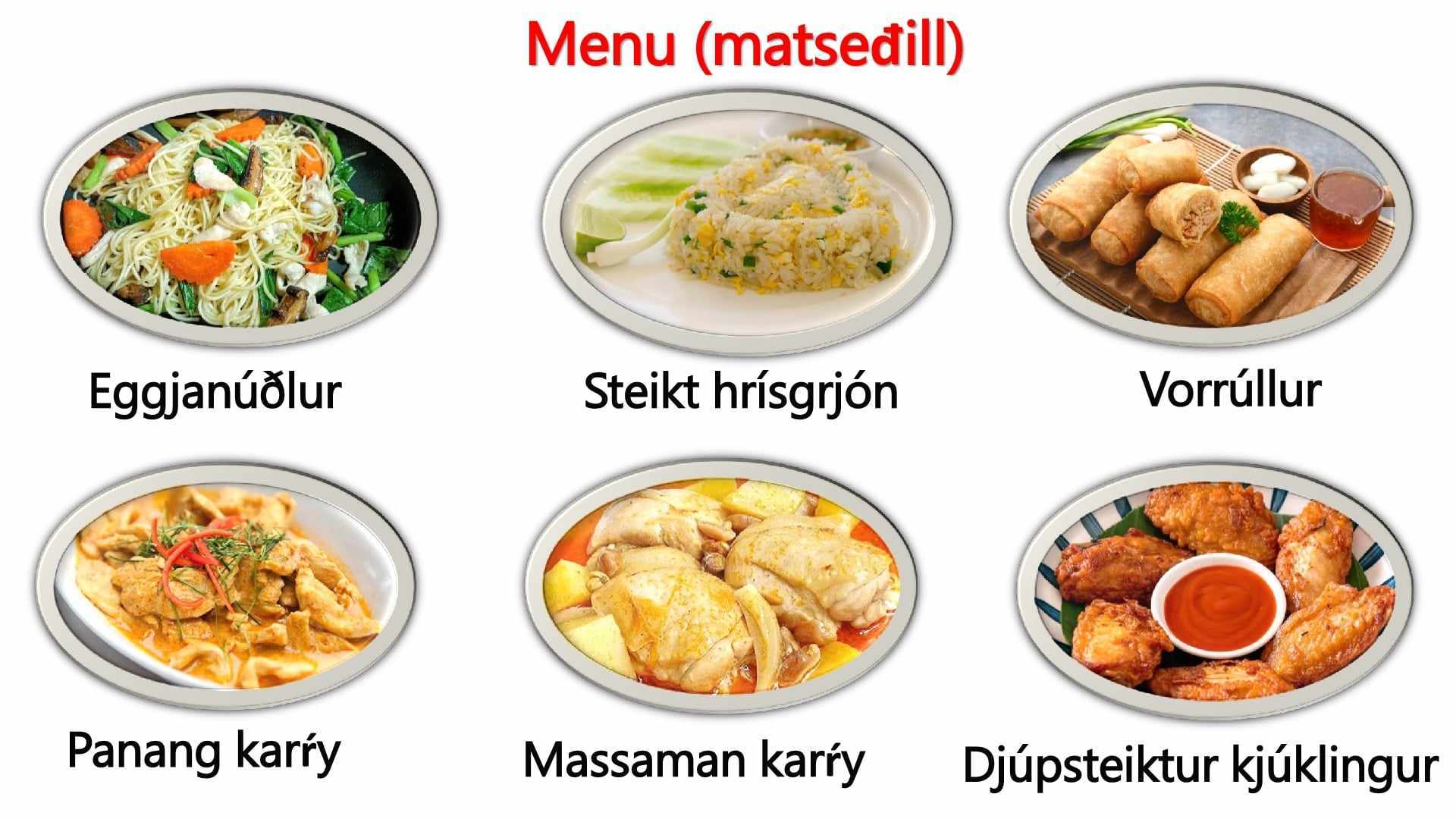 Akureyringar af taílenskum uppruna selja mat til styrktar fórnarlömbum flóða í heimalandinu