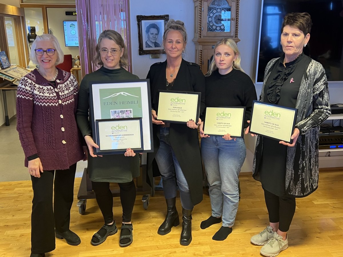 Stofnanir í Fjallabyggð hljóta Eden-viðurkenningu Stofnanir í Fjallabyggð hljóta Eden-viðurkenningu