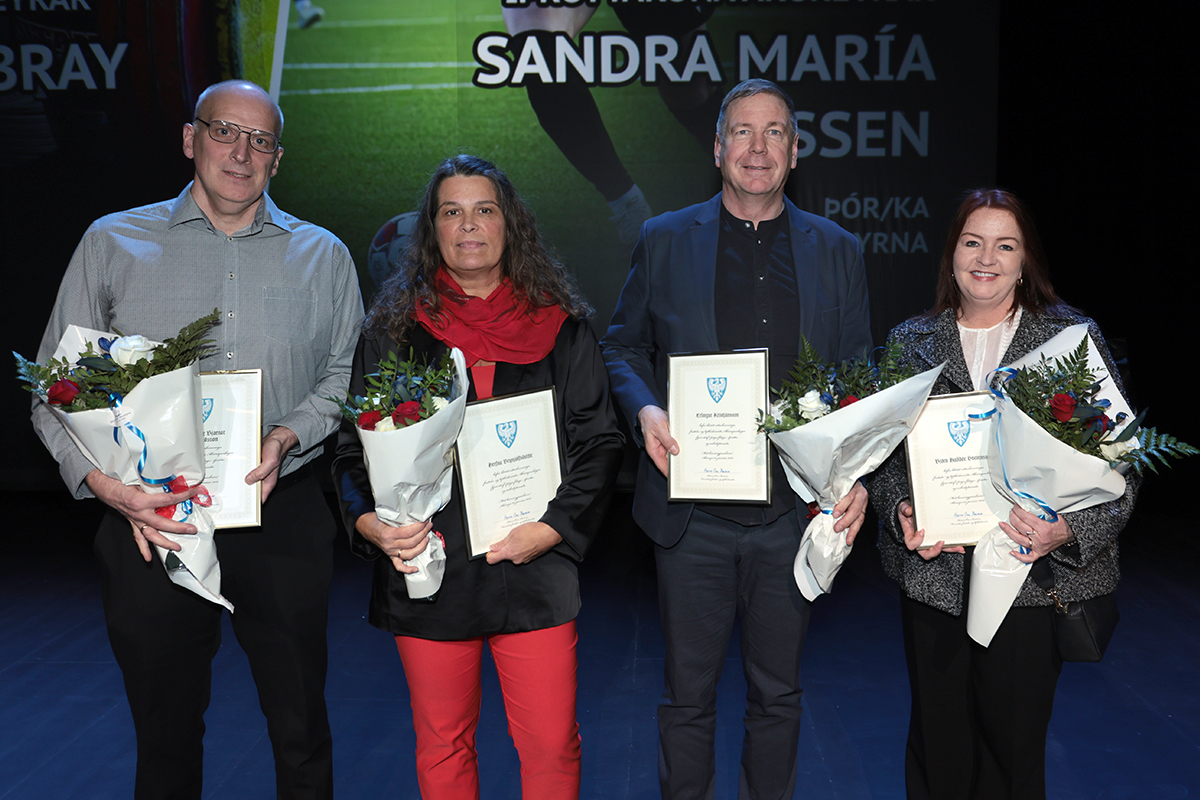 Björn, Erlingur, Guðmundur og Hrefna hlutu heiðursviðurkenningu ÍBA Björn, Erlingur, Guðmundur og Hrefna hlutu heiðursviðurkenningu ÍBA