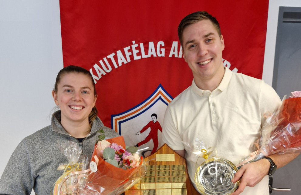 Shawlee og Jóhann Már valin íþróttafólk SA árið 2024 Shawlee og Jóhann Már valin íþróttafólk SA árið 2024