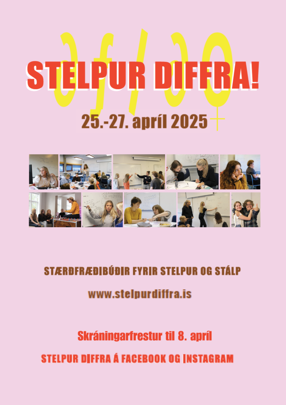 Stelpur diffra á Akureyri Stelpur diffra á Akureyri