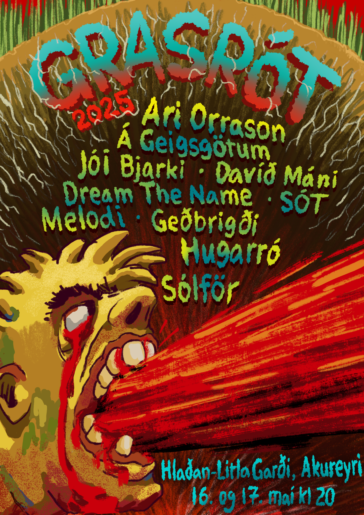 Tónlistarhátíðin Grasrót haldin í annað sinn Tónlistarhátíðin Grasrót haldin í annað sinn