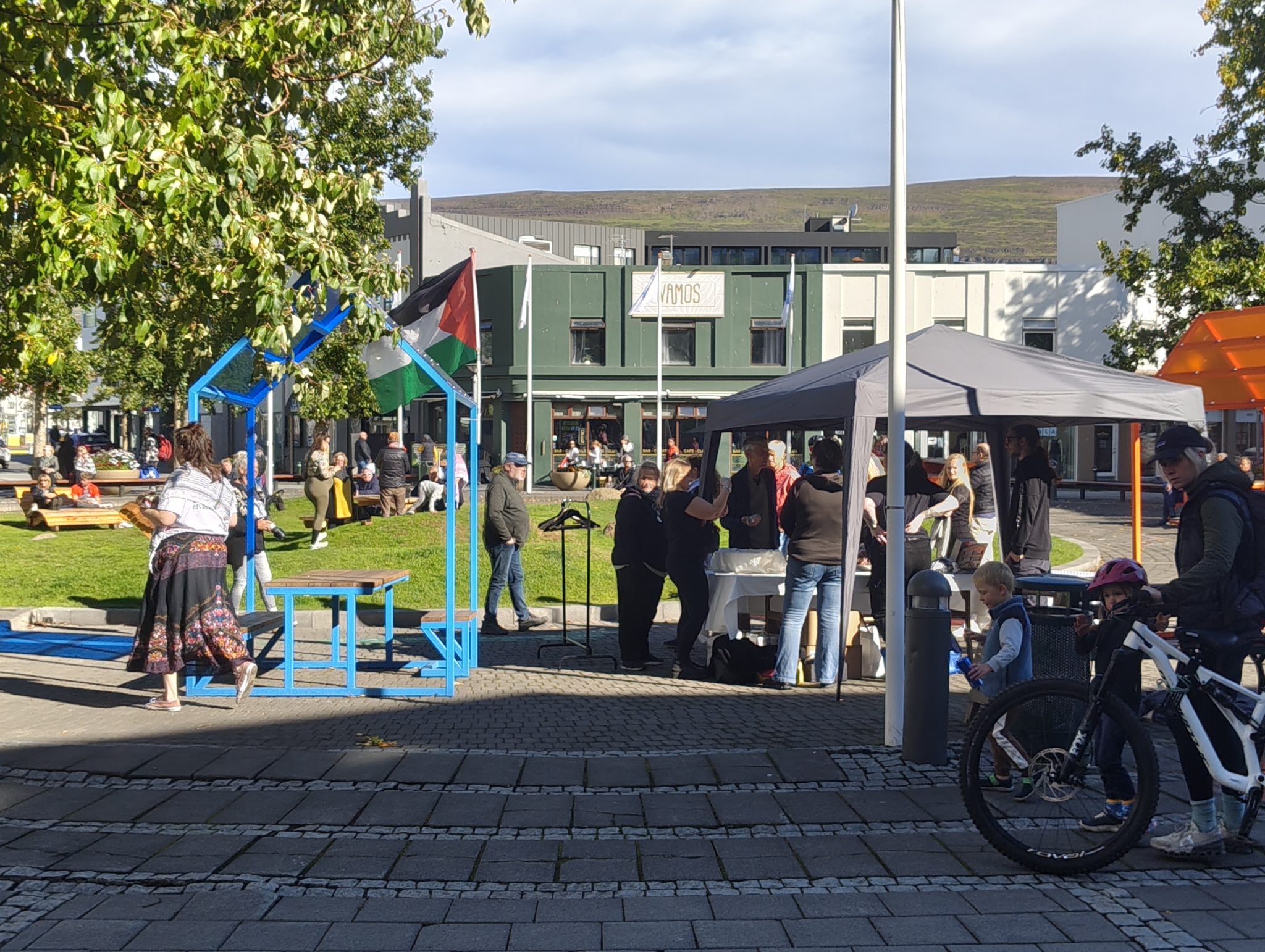 Þjóð gegn þjóðarmorði: Myndir frá Ráðhústorgi