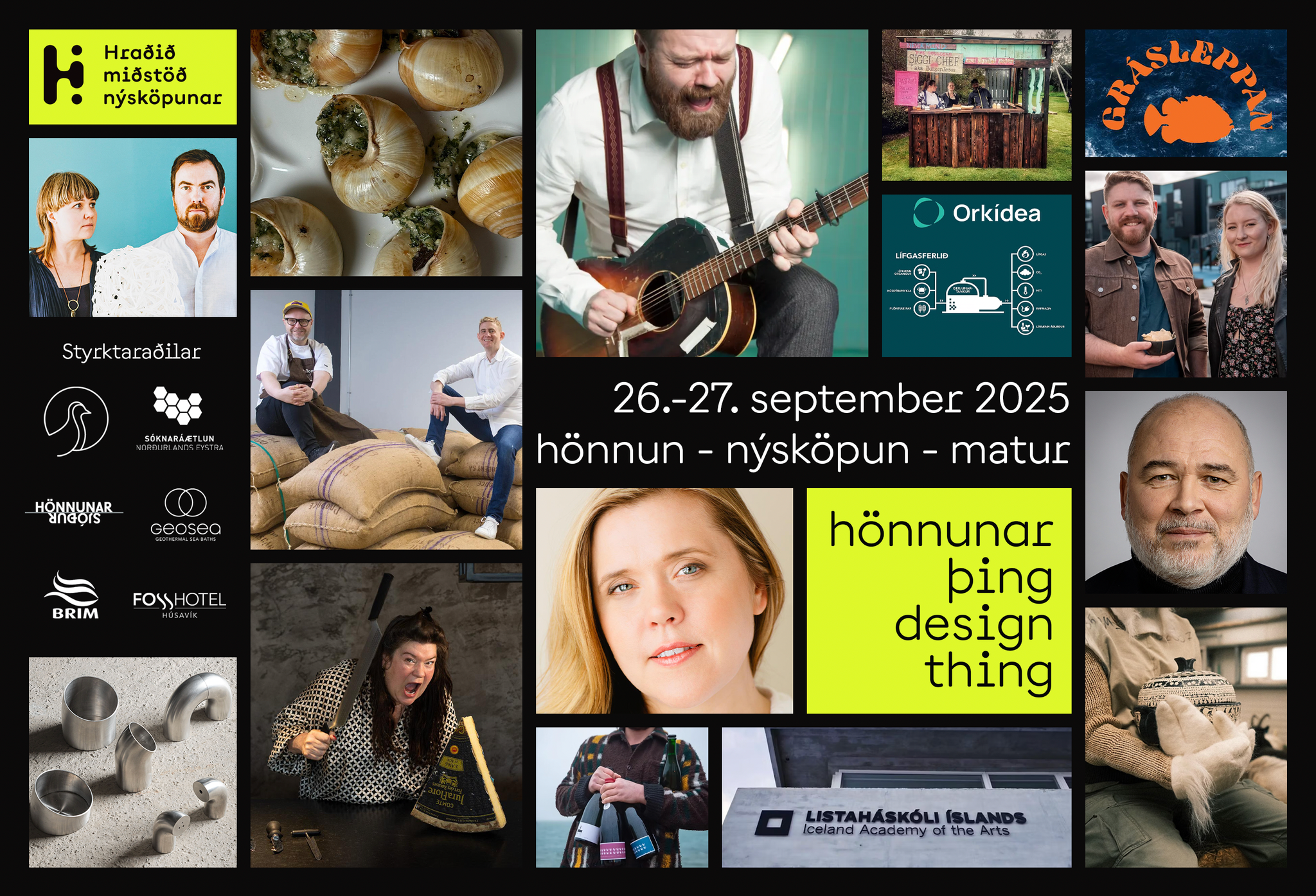 HönnunarÞing á Húsavík: Hönnun – Matur – Nýsköpun HönnunarÞing á Húsavík: Hönnun – Matur – Nýsköpun