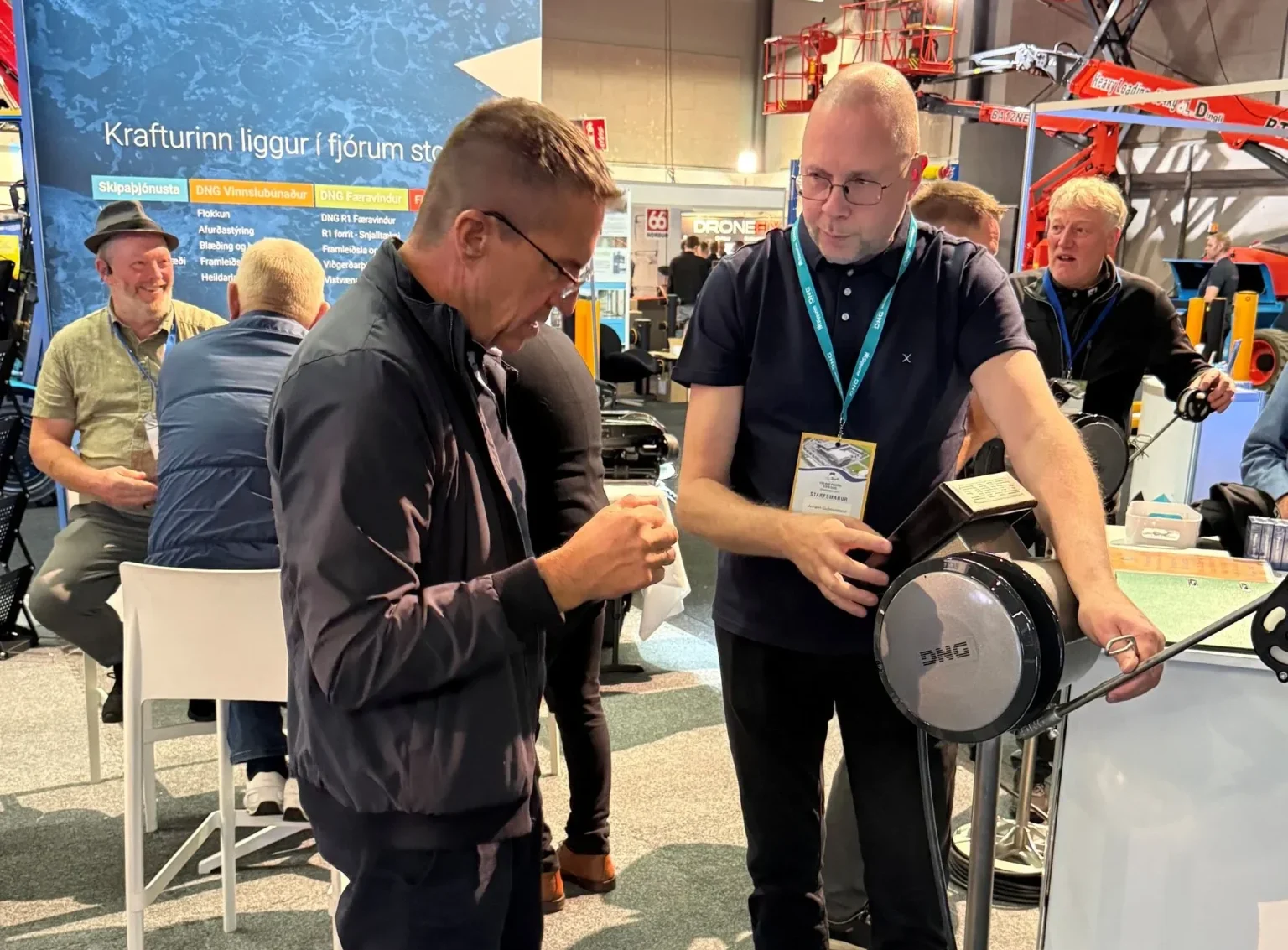 Nýja DNG færavindan vekur mikla athygli á Iceland Fishing Expo