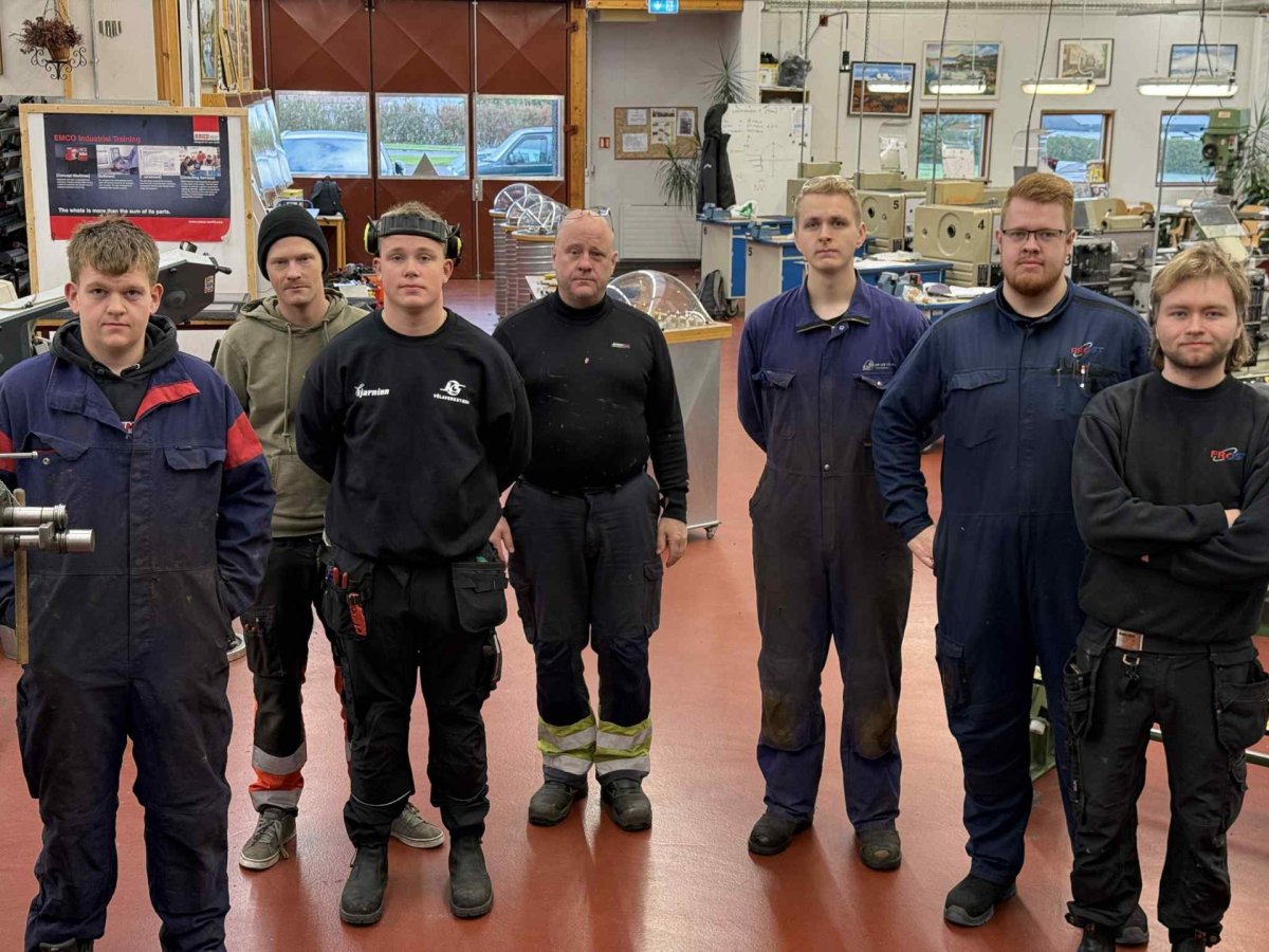 Sjö þreyttu sveinspróf í vélvirkjun í VMA