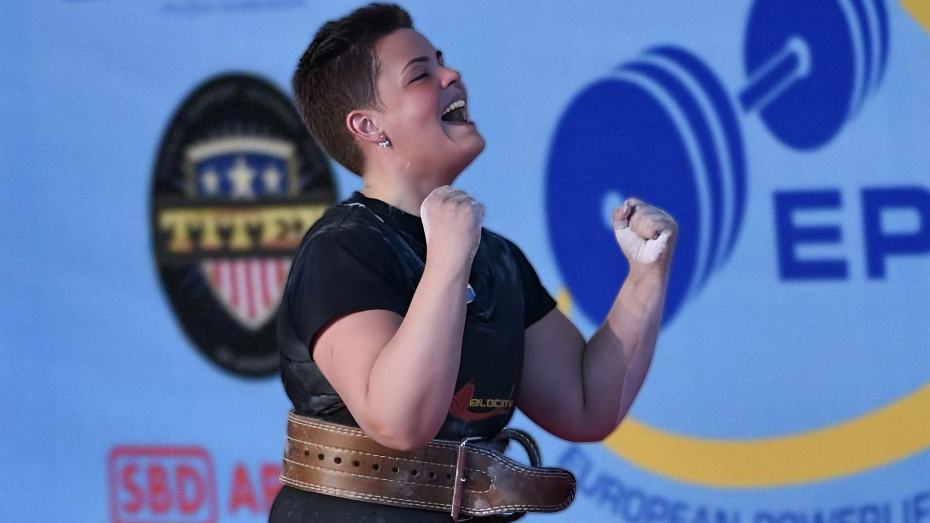 Hulda B. Waage og Kraftlyftingafélag Akureyrar á Hjalteyri