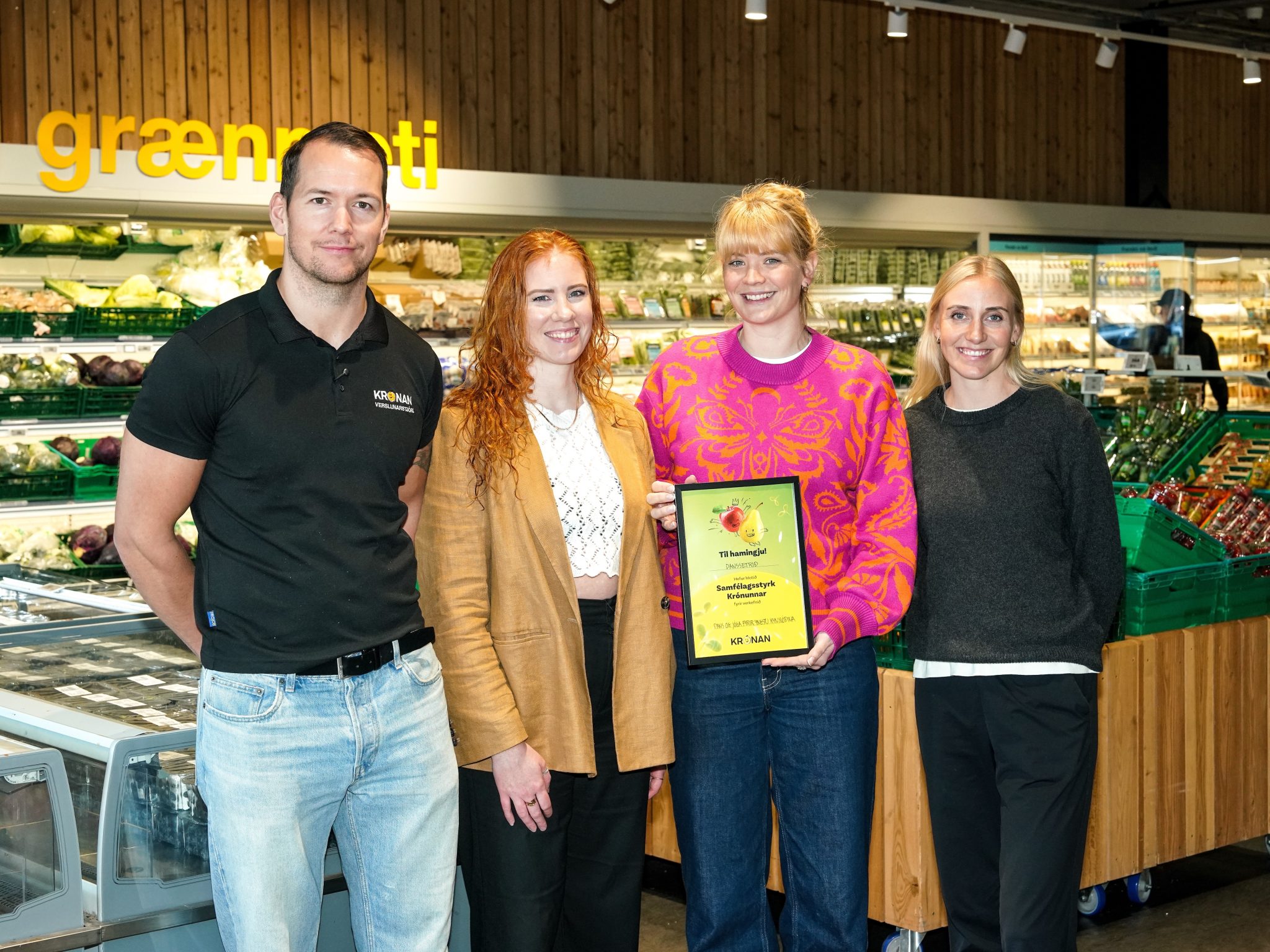 Danssetrið hlýtur samfélagsstyrk Krónunnar á Norðurlandi