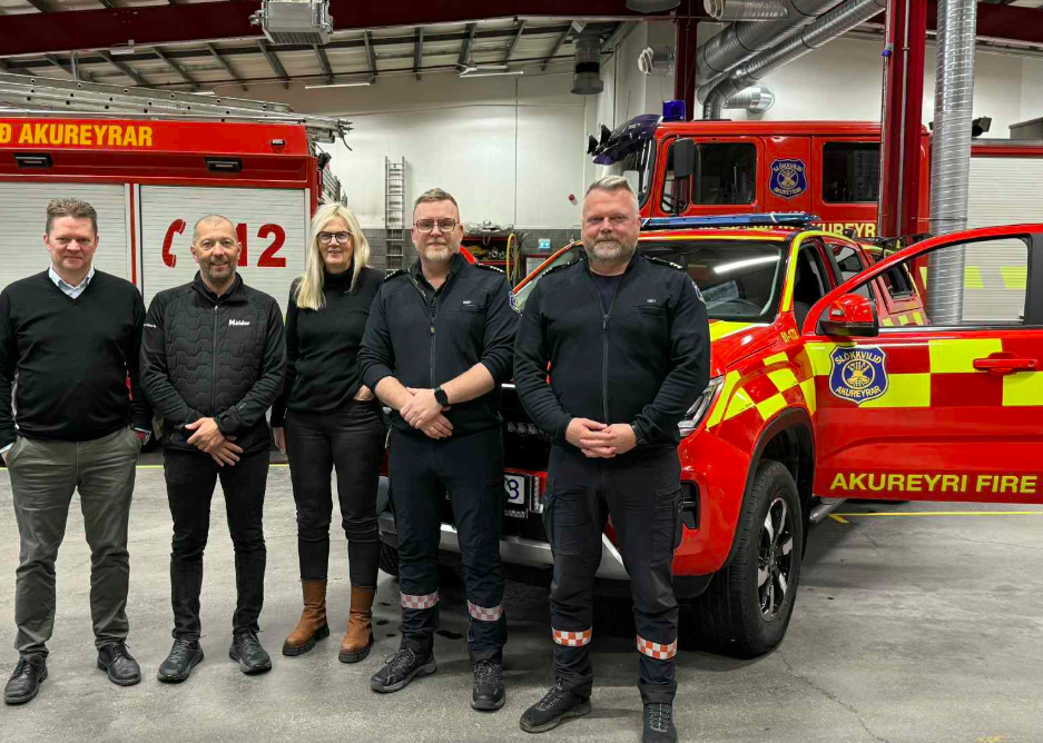 Nýr bakvaktarbíll Slökkviliðs Akureyrar Nýr bakvaktarbíll Slökkviliðs Akureyrar
