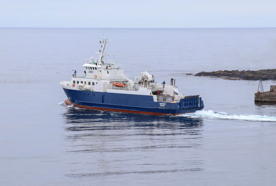 Sæfari siglir á ný Sæfari siglir á ný