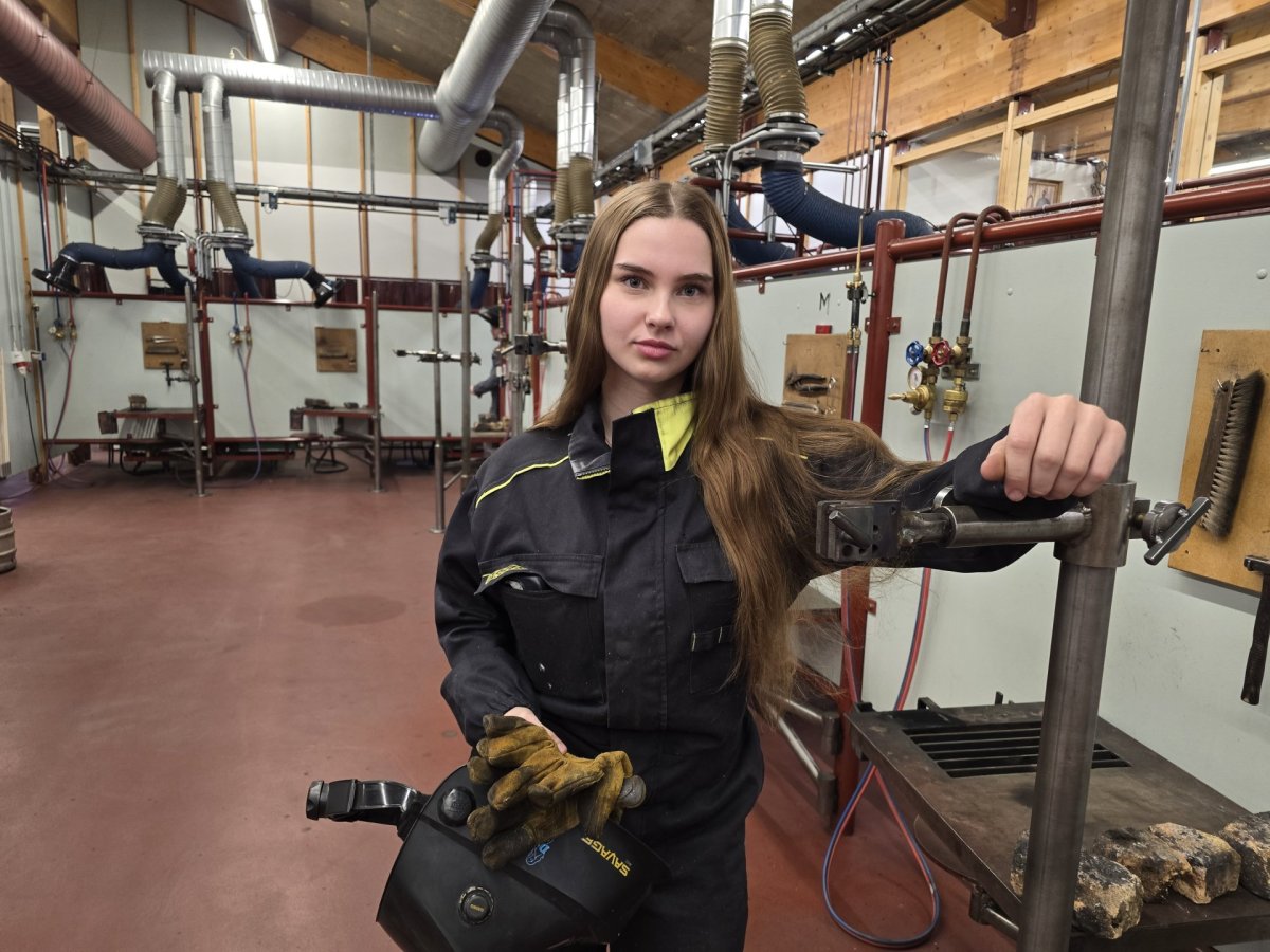 Leiðir ekki hugann að því að hún sé ein af fáum konum í náminu Leiðir ekki hugann að því að hún sé ein af fáum konum í náminu