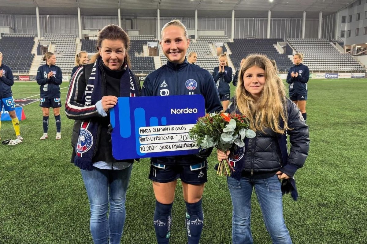 Maria nýliði ársins hjá Linköping