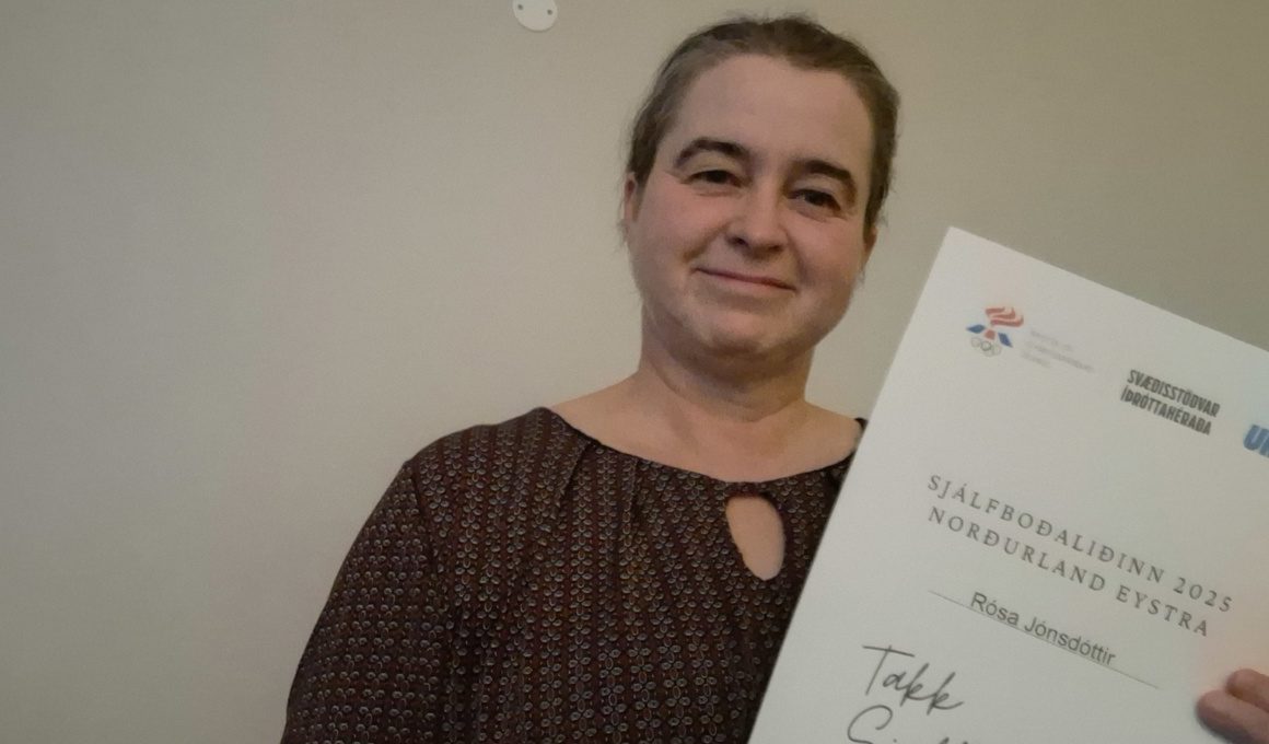 Rósa er sjálfboðaliði ársins á Norðurlandi eystra Rósa er sjálfboðaliði ársins á Norðurlandi eystra