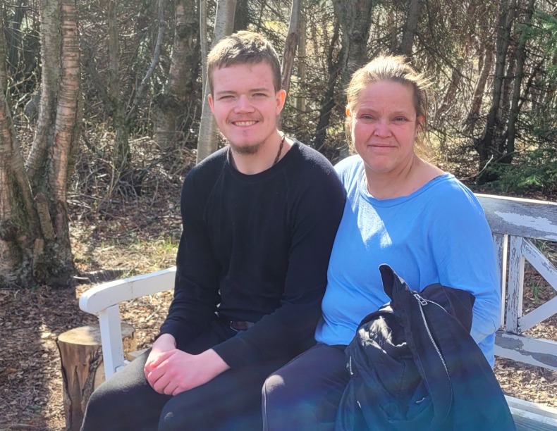 „Ég veit að hann er með mér í þessari baráttu“