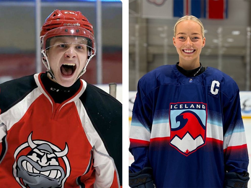 Unnar og Sunna valin íshokkífólk ársins 2025 Unnar og Sunna valin íshokkífólk ársins 2025