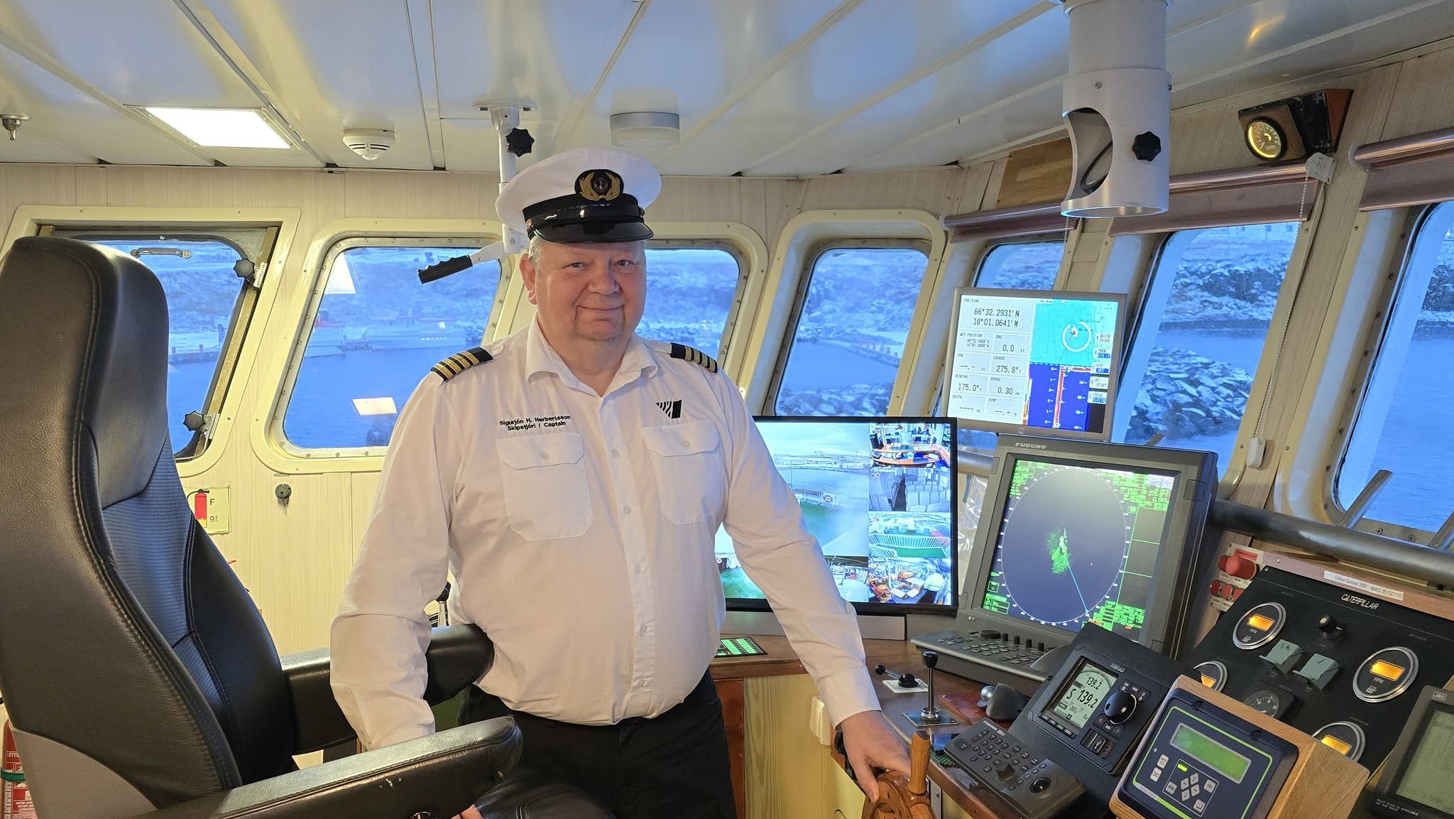 Skipstjóri Sæfara fagnar 25 ára starfsafmæli