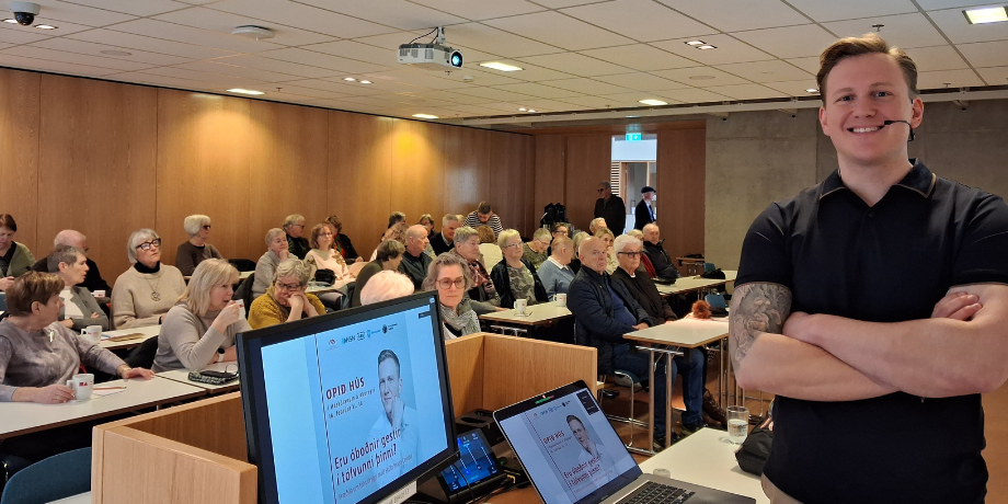 Netöryggi og rauðu flöggin á opnu húsi í HA