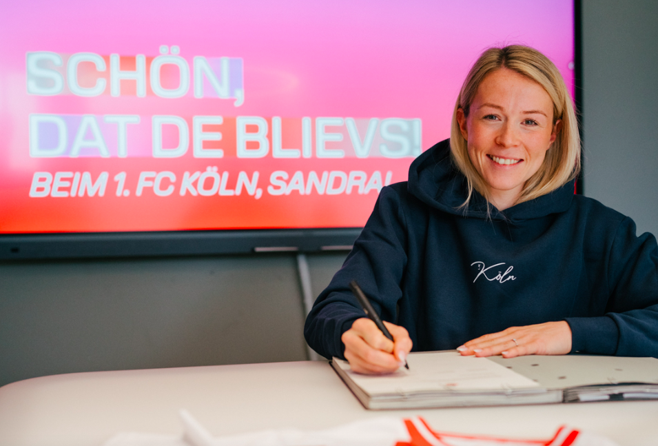 Sandra María Jessen framlengir hjá Köln
