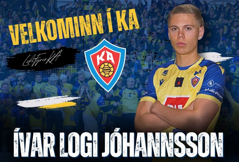 Ívar Logi skrifar undir við KA