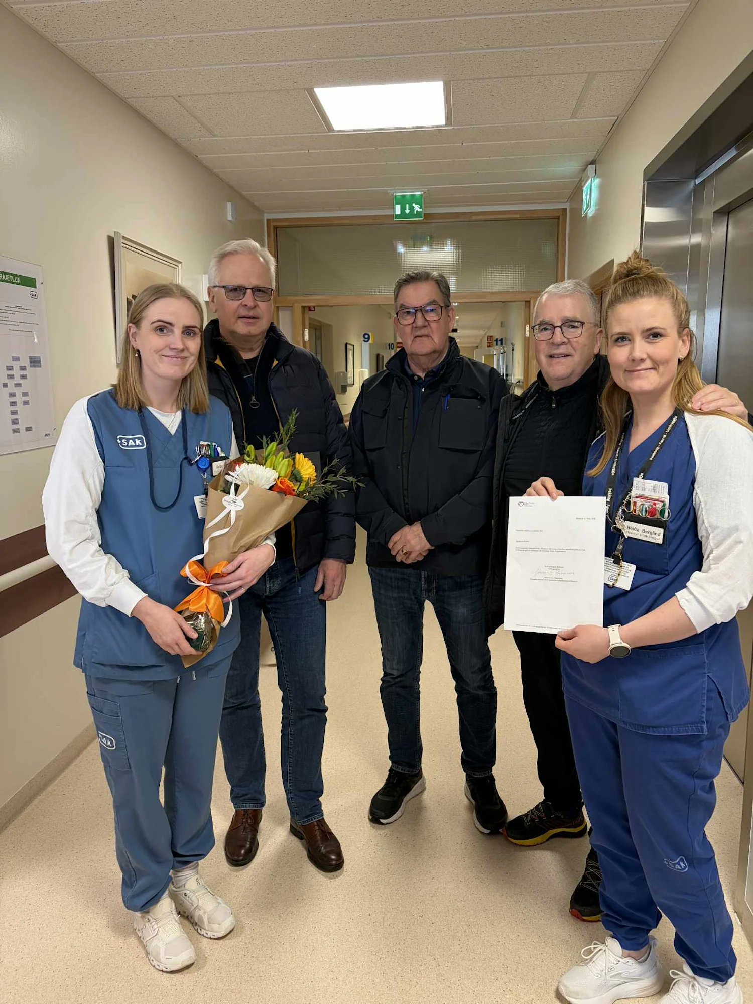 Gjöf til lyflækningadeildar í minningu Sólveigar Huldu