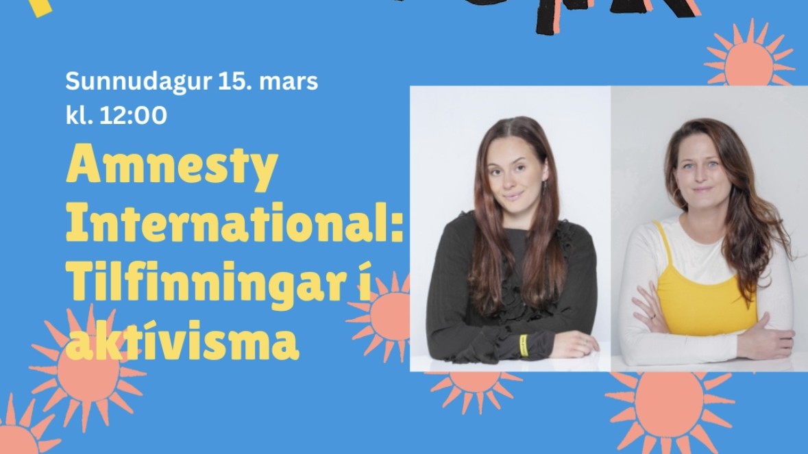 Amnesty International heldur vinnustofu um tilfinningar í aktívisma á Sólarpönki
